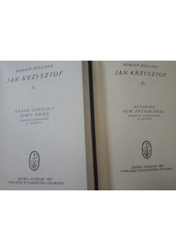 Jan Krzysztof , Tom III i IV