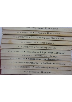 Forester, Seria Hornblower, zestaw 11 książek