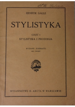 Stylistyka, cz.1, 1930 r.