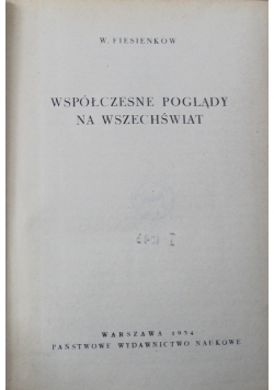 Współczesne poglądy na wszechświat