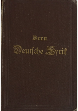 Deutsche Lyrik