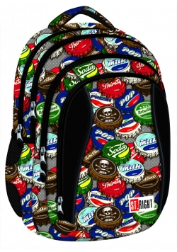 Plecak 4-komorowy Spine-Friendly Bottle Caps