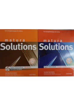 Matura Solutions,zestaw 2 książek