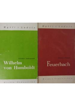 Feuerbach/ Wilhelm von Humboldt, 2 książki