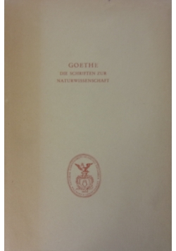 Die Schriften zur Naturwissenschaft Band 3