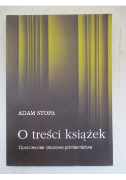 O treści książek