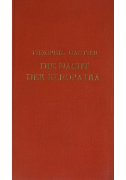 Die Nacht der Kleopatra, 1926 r.