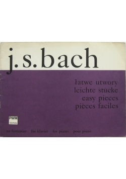 J. S. Bach, łatwe utwory