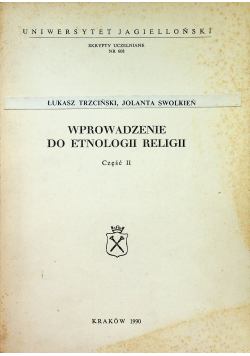 Wprowadzenie do etnologii religii Część II