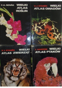 Wielki atlas ptaków/Wielki atlas zwierząt/Wielki atlas roślin/Wielki atlas owadów