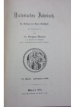 Historisches Jahrbuch, 1884 r.