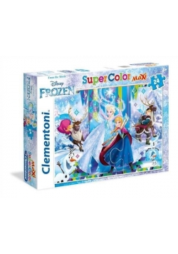 Puzzle 24 maxi Superkolor Frozen