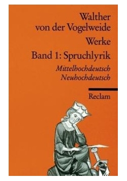 Walther von der Vogelweide Werke Band 1