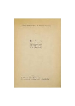 Byt. Zagadnienia metafizyki tomistycznej