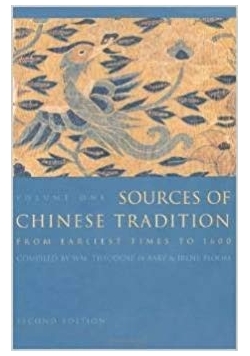 Sources of Chinese tradition