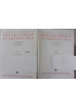 Encyklopedia Staropolska, Tom 1 i 2, 1939 r.