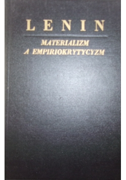 Materializm a empiriokrytycyzm  1949 r.