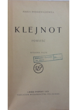 Klejnot,1923r.