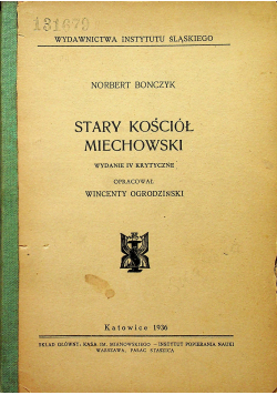 Stary Kościół Miechowski 1936 r.