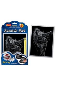 Scratch Art. Srebrna seria - Małpa
