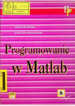 Programowanie w Matlab