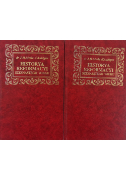 Historya reformcyi szesnastego wieku tom I I II repeint z 1886 r