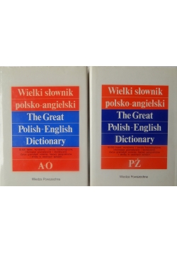Wielki słownik polsko angielski, 2 tomy