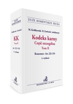 Kodeks karny Część szczególna. Tom 2
