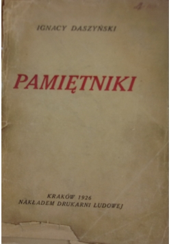 Pamiętniki ,1926r.