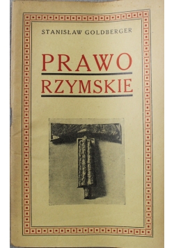 Prawo rzymskie 1934 r.