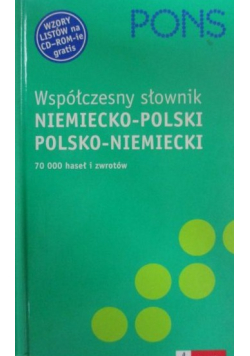 Wspólczesny słownik niemiecko-polski polsko-niemiecki