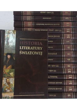 Historia Literatury Światowej, zestaw  16 książek