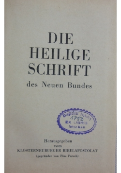 Die Heilige Schrift