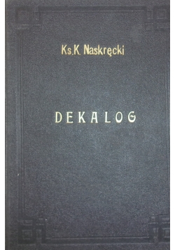 Dekalog, 1937r.