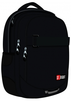 Plecak 3-komorowy Black