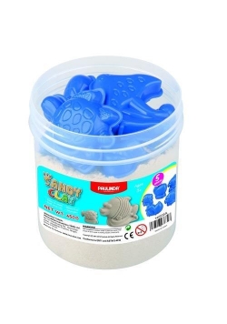 Piasek kinetyczny 450g wiaderko+2 foremki