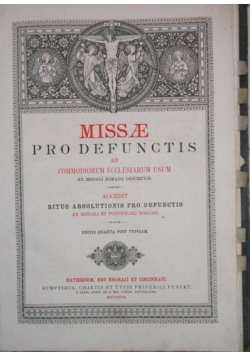 Missae Pro Defunctis, 1915r.
