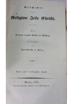 Geschichte der Religion Jesu Christi,  Tom 34, 1840r.