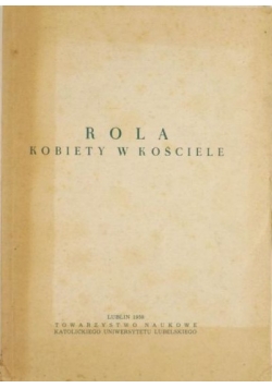 Rola kobiety w Kościele