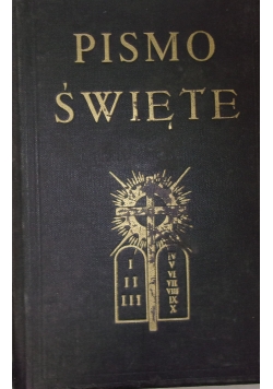 Pismo Święte ,Tom IV, 1929r.