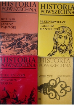 Historia Powszechna ,zestaw 4 książek