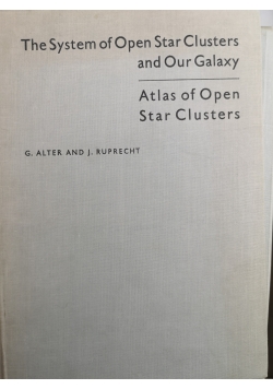Atlas of Open Star Clusters, książka + mapa