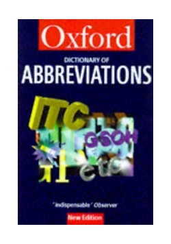 Dictionary of Abbreviations