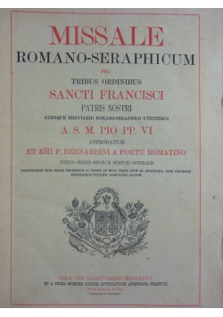 Missale Romano-Seraphicum, 1886r.