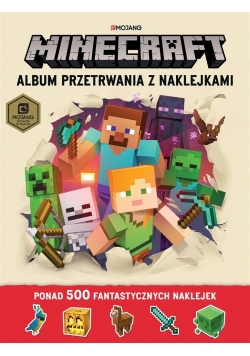 Minecraft. Album przetrwania z naklejkami NOWA