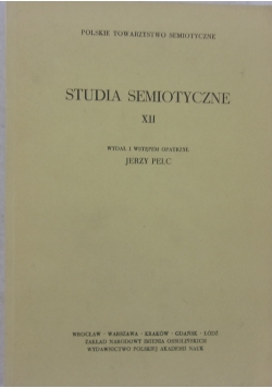 Studia semiotyczne XII