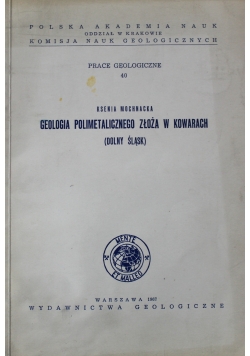 Geologia Polimetalicznego złoża w kowarach Nr 40