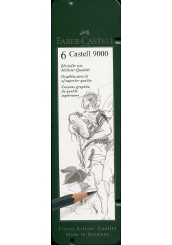 Ołówek Castell 9000 6 sztuk