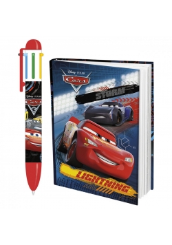 Zestaw długopis + notes w oprawie Cars DERFORM