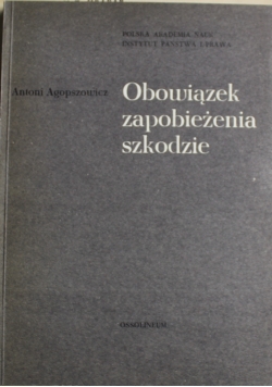 Obowiązek zapobieżenia szkodzie